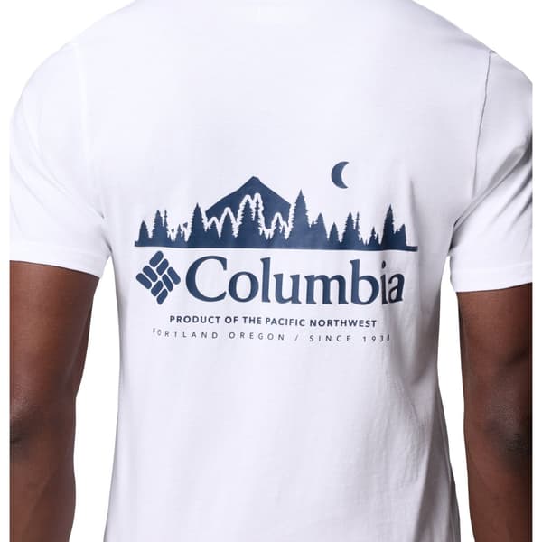 Columbia Rapid Ridge Back Graphic Tee II 1934824118, Man, T-shirt, Vit