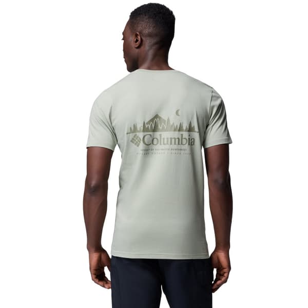 Columbia Rapid Ridge Back Graphic Tee II 1934824349, Mand, T-shirt, Grøn