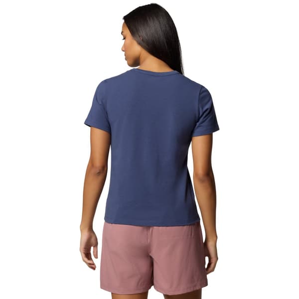 Columbia Sun Trek W SS II Tee 2119711466, Kvinna, T-shirt, Marinblå