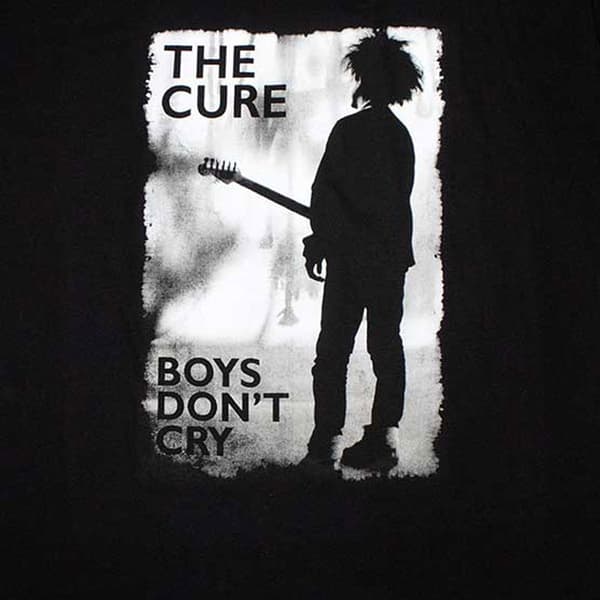 The Cure Boys Dont Cry Black And White T Shirt Dress
