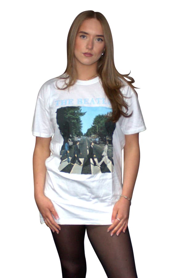 The Beatles Abbey Road And Logo T Shirt Dress