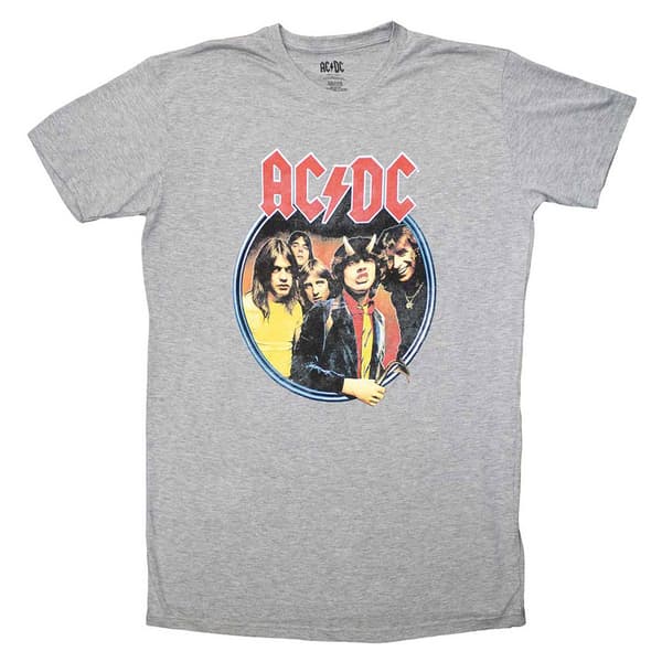 AC/DC Highway To Hell Circle Logo T Shirt Dress