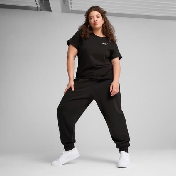 T-shirt Puma Ess Litet Logotv-shirt - Svart