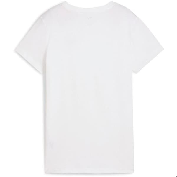 Tee-Shirt Puma Ess Litet Logotyp Tee - Vit