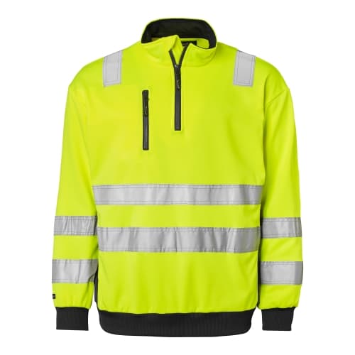 136 Sweat Fluorescent yellow/navy Unisex