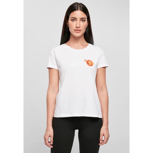 T-shirt dam - Mister Tee - Space Jam - Tryck Urban Classics - Oversized passform - 100% bomull