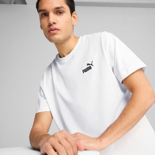 T-shirt Puma Logo Tee - Vit