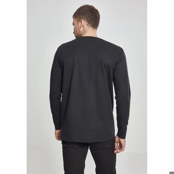 T-shirt - Urban Classic - Långärmad - Svart - 95% Bomull - Bekväm och Stretchig