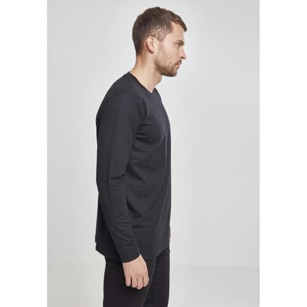 T-shirt - Urban Classic - Långärmad - Svart - 95% Bomull - Bekväm och Stretchig
