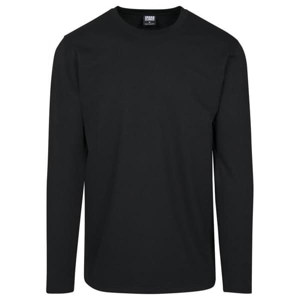 T-shirt - Urban Classic - Långärmad - Svart - 95% Bomull - Bekväm och Stretchig