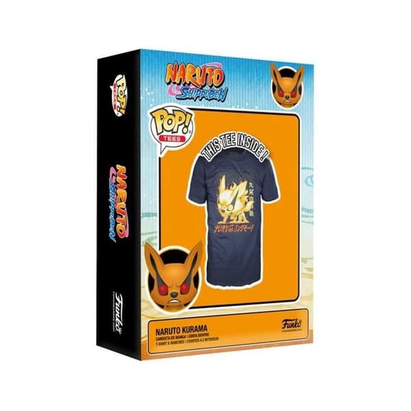 T-shirt Funko Naruto Kurama - Vit - Kortärmad - Rund hals