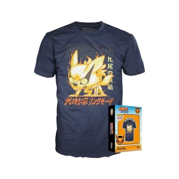 T-shirt Funko Naruto Kurama - Vit - Kortärmad - Rund hals