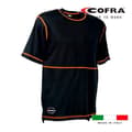 Miniatyrbild 1 av 2: T-shirt - Cofra - Bilbao - Svart - Kortärmad - Klassisk krage