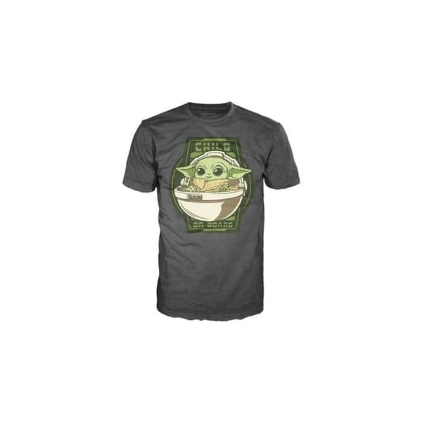 T-Shirt POP! Star Wars The Mandalorian - FUNKO - Barn På Bordet - Uni - Vuxen - Blandat