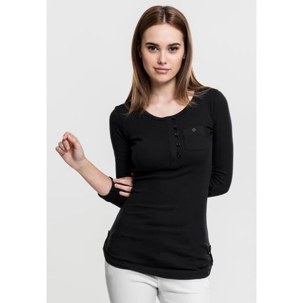 T-shirt dam Urban Classic lång ficka