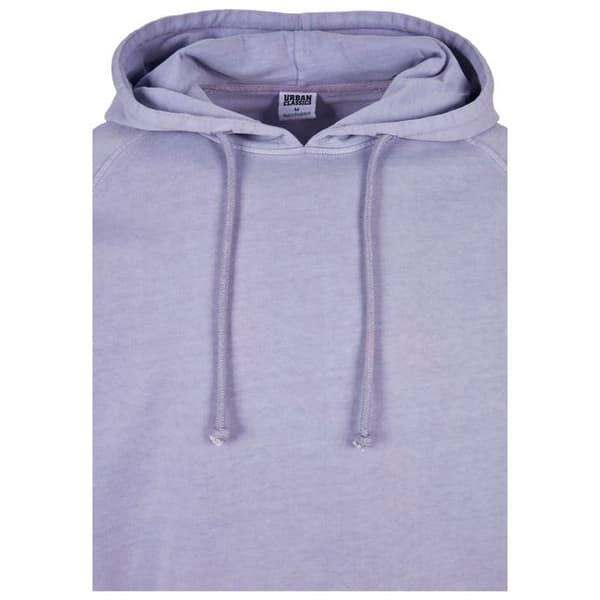 Huvtröja - Urban Classics - Overdyed - Ljuslavendel - Långa ärmar - Känguruficka
