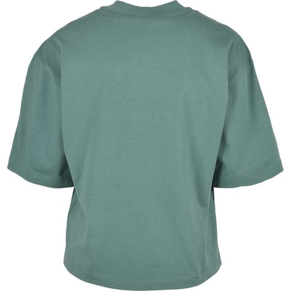 T-shirt dam - Urban Classics - Oversized - 100% ekologisk bomull - Rundad hals - Grön