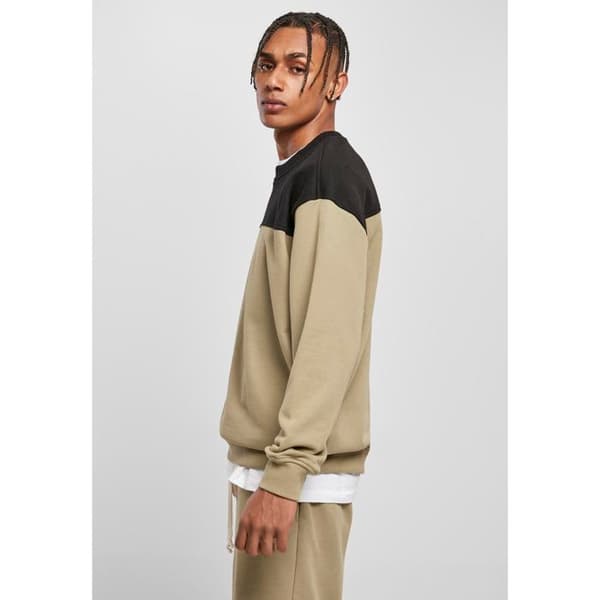 Sweatshirt med rund hals Urban Classics övre block