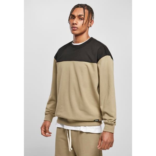 Sweatshirt med rund hals Urban Classics övre block