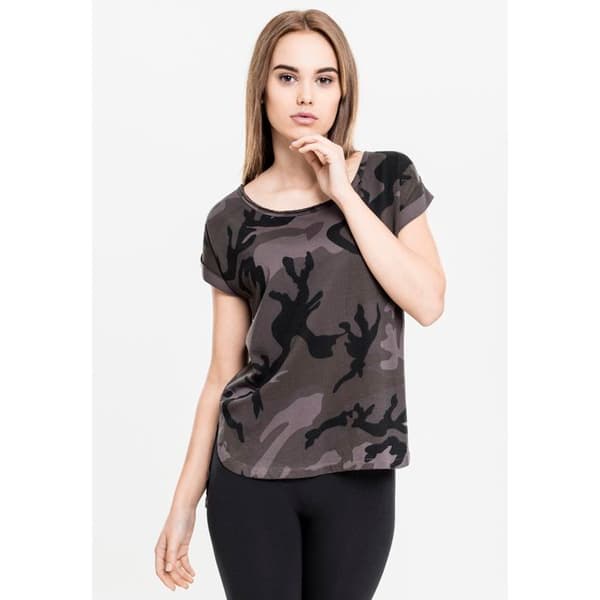 T-shirt dam - Urban Classic - ba formad - Färg svart - Loose fit - Kortärmad
