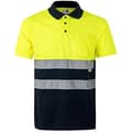 Miniatyrbild 1 av 2: Polo Man - VELILLA - 173 - Hög Synlighet - Kort Ärmar - Bicolor Marinblå och Fluo Gul