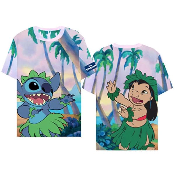 T-shirt dam Difuzed Disney Lilo & Stitch
