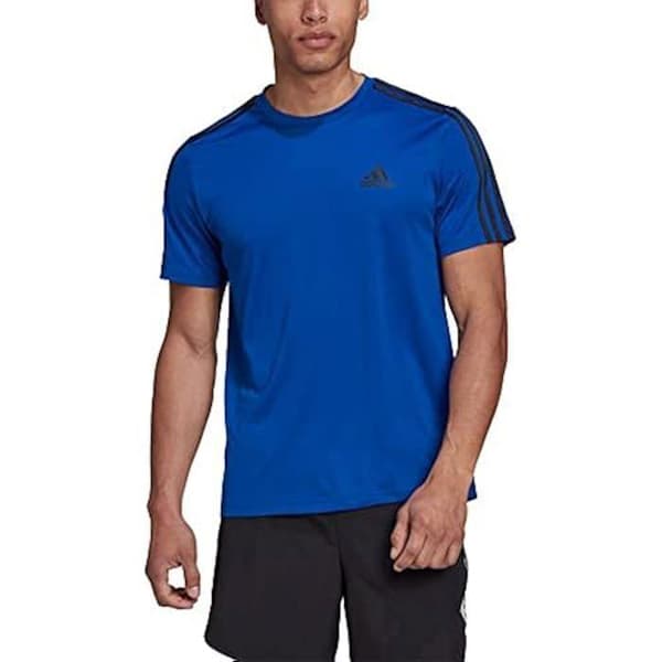 T-shirt - ADIDAS - Herr - Azurea/Svart - Korta ärmar - Rundad krage