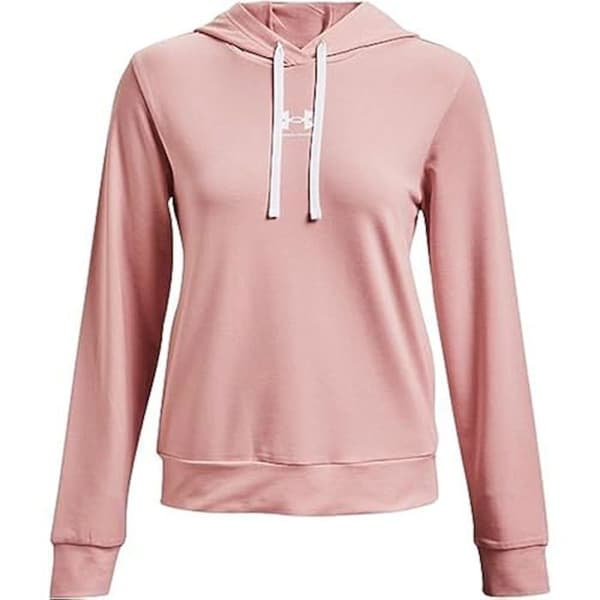 Huvtröja - UNDER ARMOR - Ua Rival Terry - Långa ärmar - Dam - Rosa