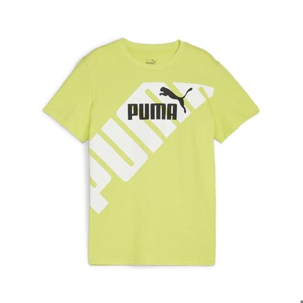 T-shirt barn - Puma - Power - Gul - Kortärmad - Regular fit