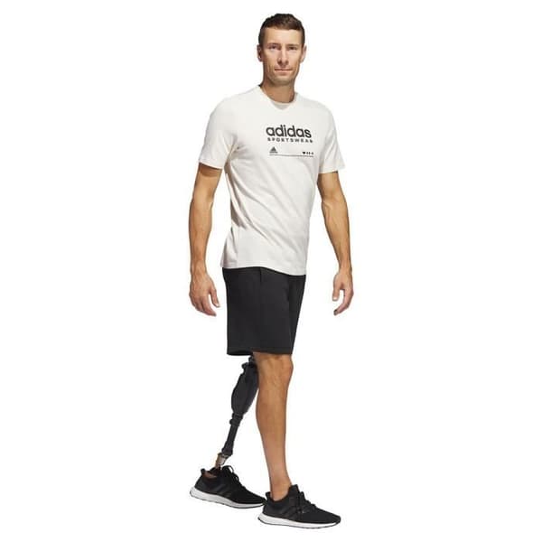 T-Shirt - Adidas - M Lounge Tee - 100% Bomull - Korta Ärmar - Normal Passform