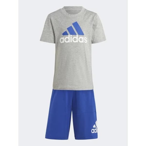 Lk bl co t set kortärmad t-shirt - Adidas - Vanlig - Blå - 100 % bomull