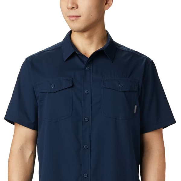 Columbia Utilizer II Solid Short Sleeve Shirt 1577762464, Man, Skjortor, Marinblå