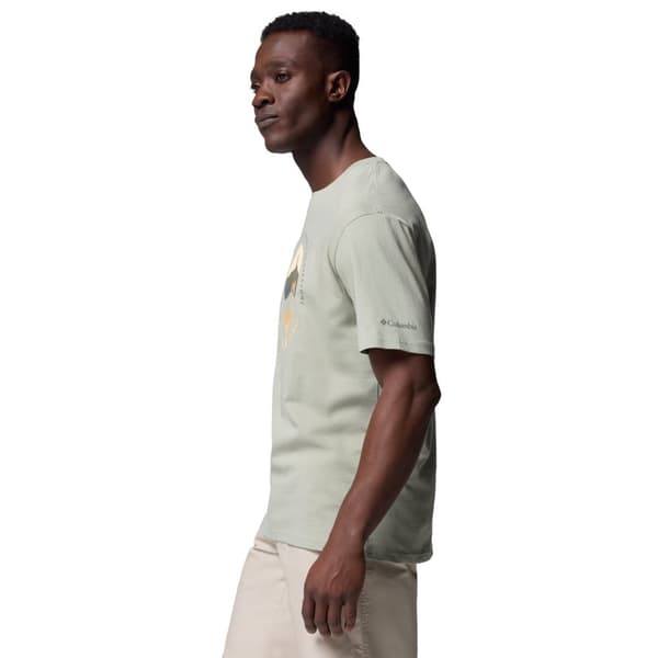 Columbia Path Lake II Graphic Tee 1934814349, Mand, T-shirt, Grøn