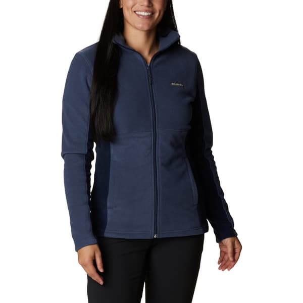Columbia Basin Trail III Full Zip Fleece 1938041466, Kvinde, Fleece, Marine blå Navy S