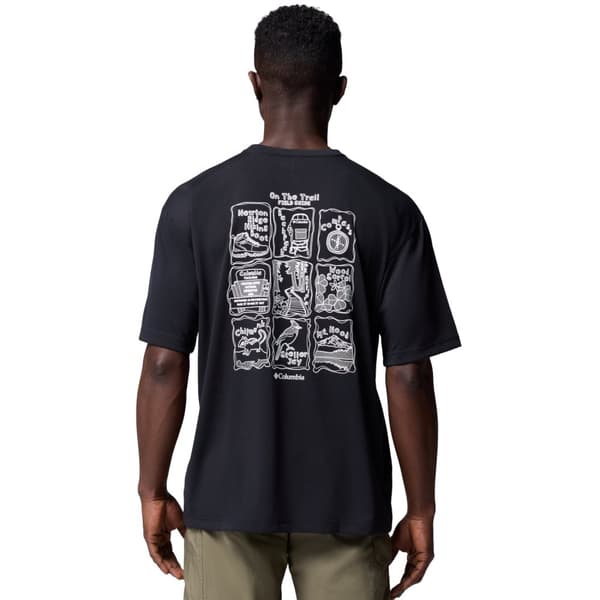 Columbia Cedar Trail Back Graphic Tee 2120381011, Man, T-shirt, Svart