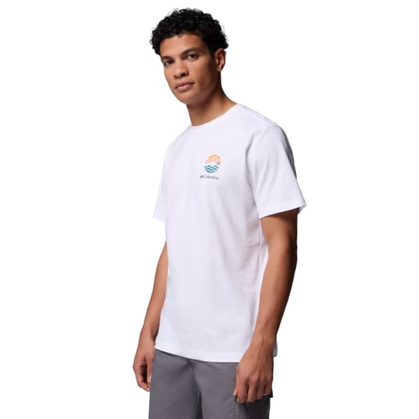 Columbia Kettle River Outdoor Tee 2120411101, Man, T-shirt, Vit