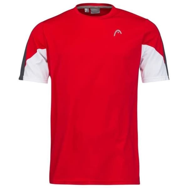 T-shirt - Huvud - Klubbteknisk 816171RD - 100% polyester - Korta ärmar - Rund hals