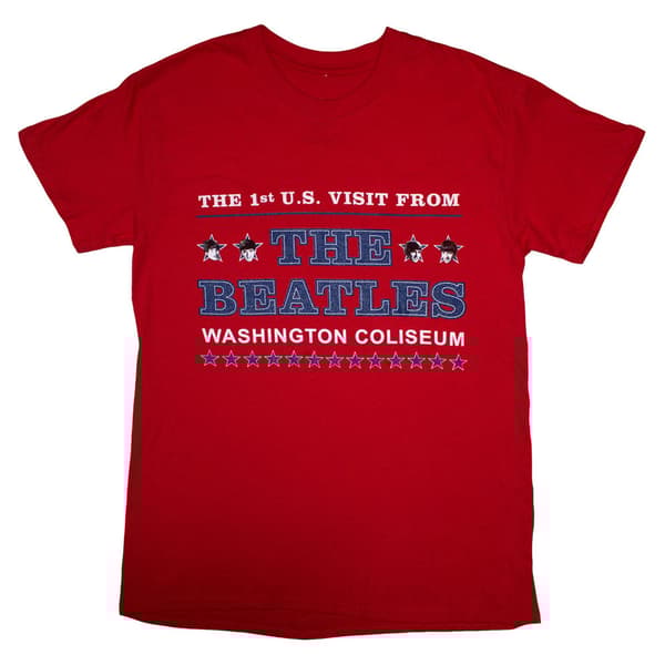The Beatles Washington 64 Stars Setlist T Shirt