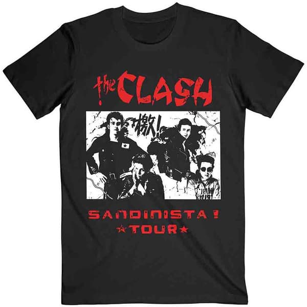 The Clash Sandinista T Shirt Black S