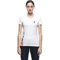 Miniatyrbild 3 av 4: T-Shirt - DAINESE - Logo Dame - 100% Bomull - Korta Ärmar - Vit-Svart