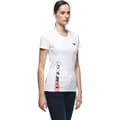 Miniatyrbild 4 av 4: T-Shirt - DAINESE - Logo Dame - 100% Bomull - Korta Ärmar - Vit-Svart