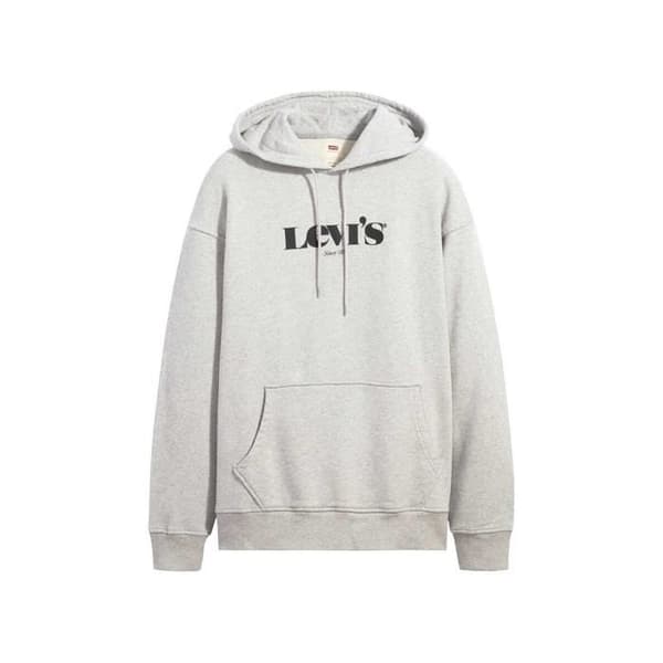 Levis Avslappnad grafisk affischtröja Grå män