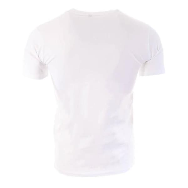 T-shirt i bomull Stripe - Sergio Tacchini - Man - Rund hals - Korta ärmar - Vit