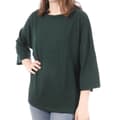 Miniatyrbild 1 av 2: Pull Femme - VERO MODA - Olivia - Grön - Rund hals - 3/4 ärmar - 96% Polyester
