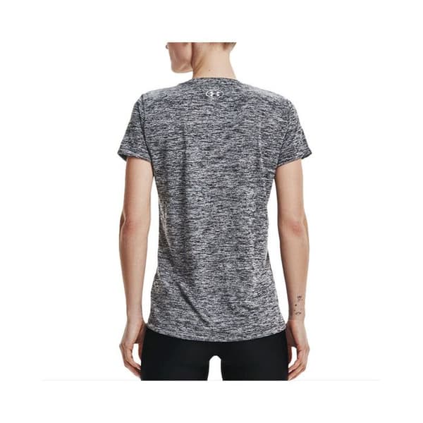 Fitness T-shirt - UNDER ARMOR - Tech Twist - Dam - Korta ärmar - Svart/Grå