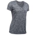 Miniatyrbild 1 av 6: Fitness T-shirt - UNDER ARMOR - Tech Twist - Dam - Korta ärmar - Svart/Grå
