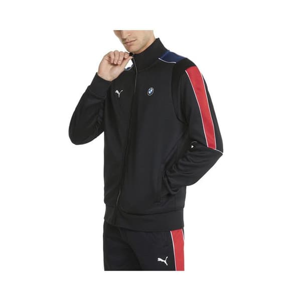 Bmw Mms Sweat Zip Herr PUMA - Storlek L - Färg SVART