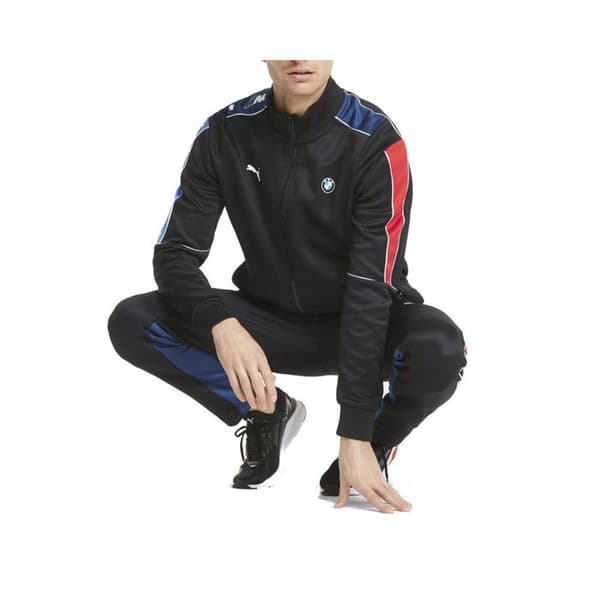 Bmw Mms Sweat Zip Herr PUMA - Storlek L - Färg SVART