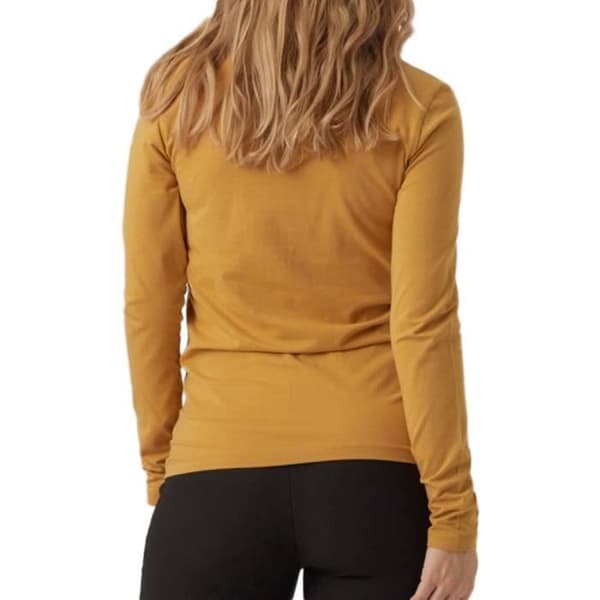 Graviditetst-shirt - MAMALICIOUS - Emma - Långa ärmar - Gul - Ekologisk bomull