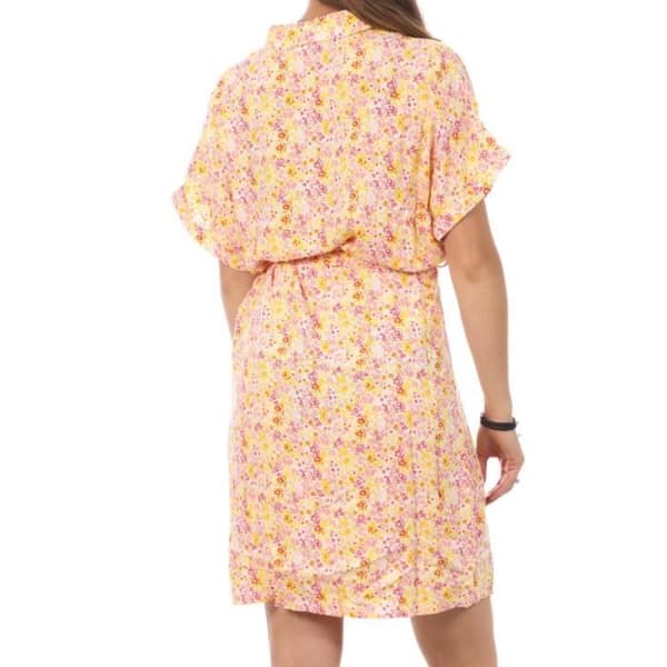 Kjol Chemise Vit/Gul Kvinna Vero Moda Easy